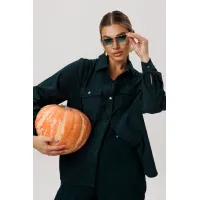 Рубашки Anelli 1746 Зеленый корд