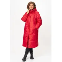 Пальто Andina City 7013 красный