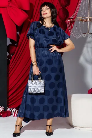 Платье Vittoria Queen 28483 темно-синий
