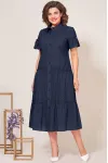 Платье Mira Fashion 5275-8 темно-синий