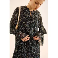 Платье Lokka 1681Р черный/мультиколор