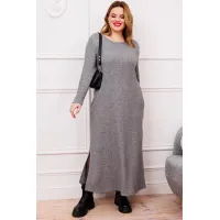 Платье Anastasia 1175-1 серый
