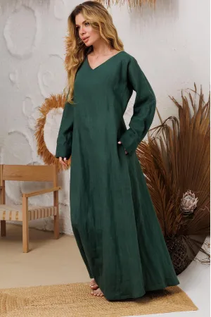 Платье Амулет 9917 изумруд 164
