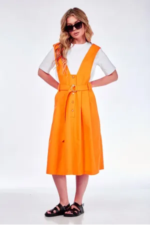 Платье Такка Плюс 24-223 оранжевый
