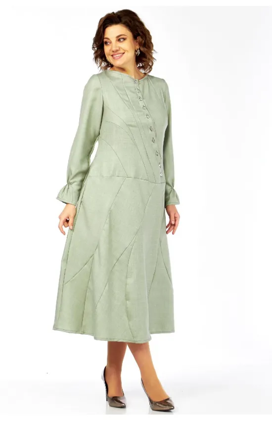 Платье Celentano 5076 приглушенный шалфейный