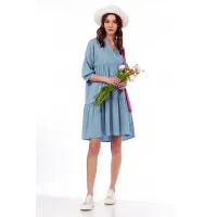 Платье Lucky Fox 1436 серо-голубой Платье Lucky Fox 1436 серо-голубой