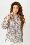 Блузка Fita 20535 Хариса беж+черный