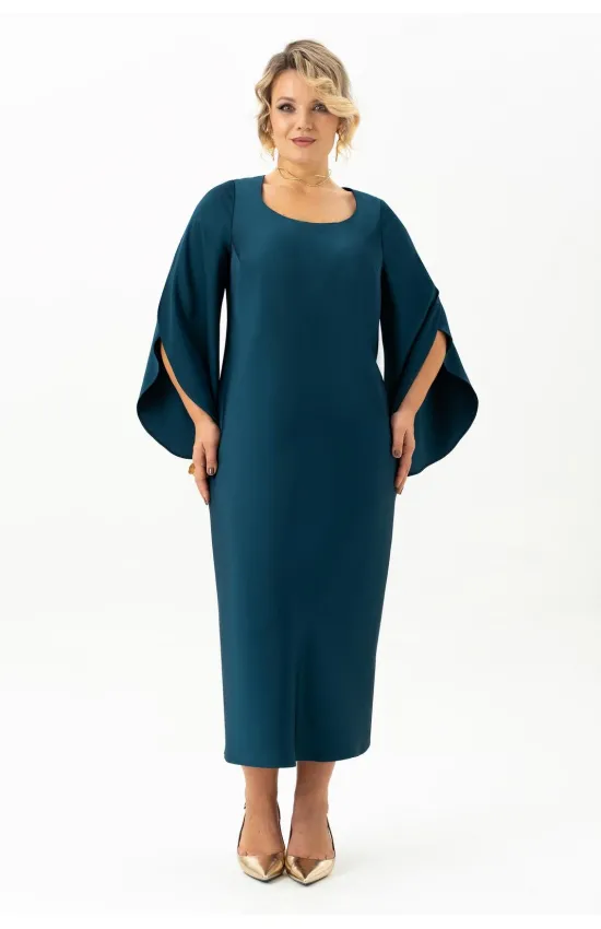 Платье Algranda 4121-4 Морская волна