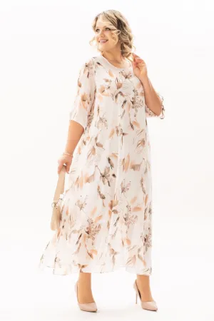 Платье Algranda 4144 Молочный,бежевый