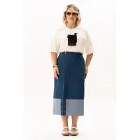 Юбка Algranda 4148-6 джинс