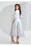 Платье Mira Fashion 5542 оттенок серого