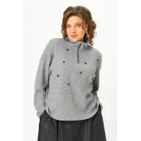 Блузка Andina City 3016 серый