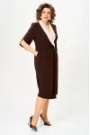 Платье Anastasia Mak 1308 коричневый Платье Anastasia Mak 1308 коричневый
