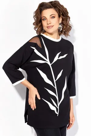 Блузка Лилиана 1495 черный