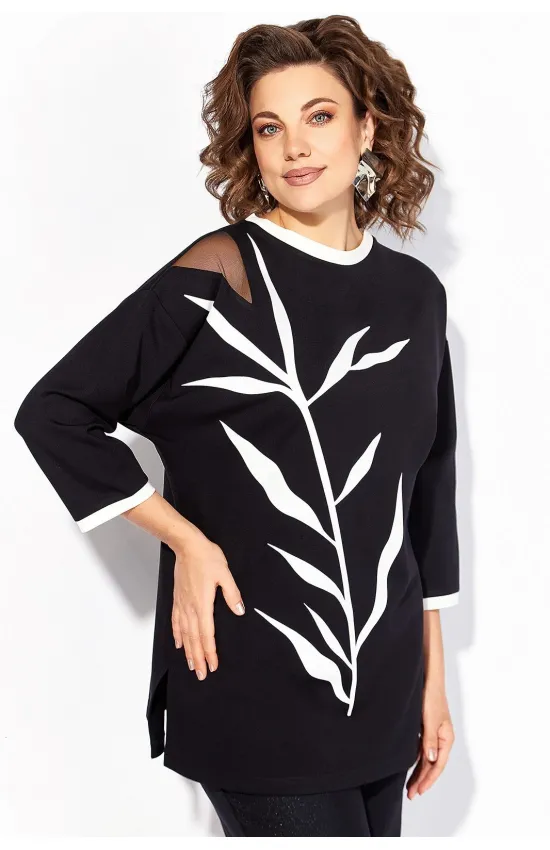 Блузка Лилиана 1495 черный