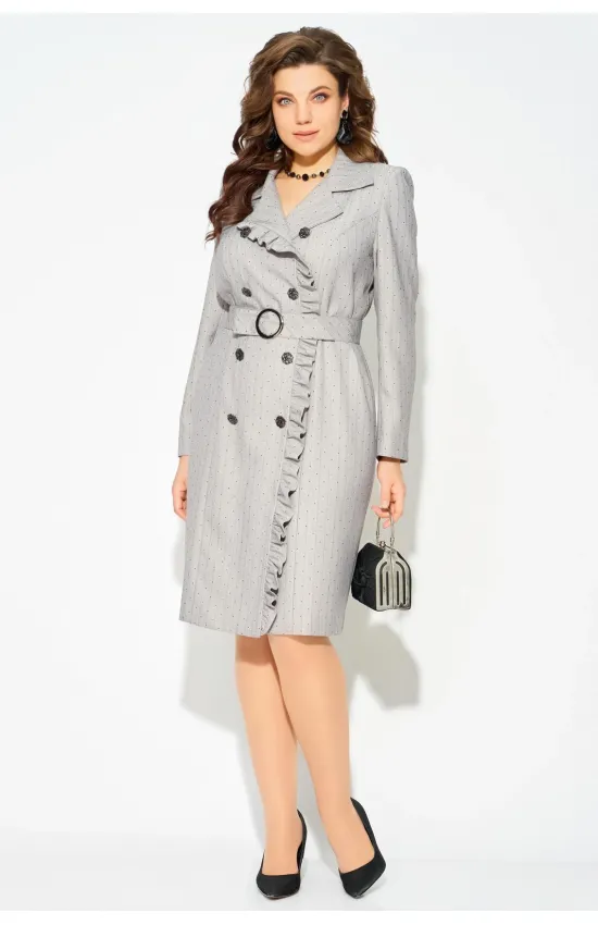 Платье Fita 5111 Альвина серо-бежевый