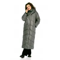 Пальто Диамант 2128 серый