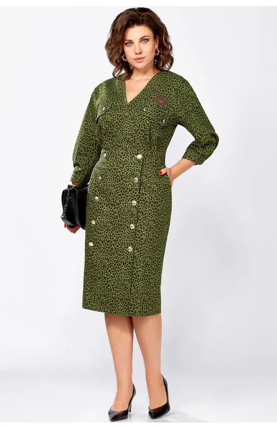 Платье Mira Fashion 5601-2 зеленый