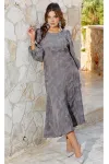 Платье Vittoria Queen 27103 меланж серый