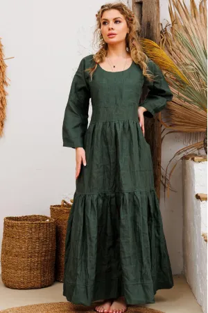 Платье Амулет 9922 изумруд 164