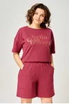 Блузка Rumoda 2292 бордовый Блузка Rumoda 2292 бордовый