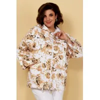 Пиджак Медея И К 2248 бело-кофейный Пиджак Медея И К 2248 бело-кофейный