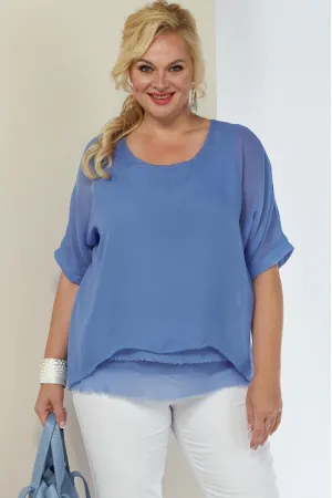 Блузка Shetti 4062 лазурь