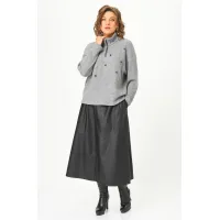 Блузка Andina City 3016 серый