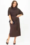 Платье Карина Делюкс М-1411 коричневый Платье Карина Делюкс М-1411 коричневый