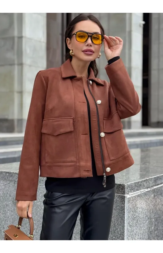 Пиджак Aura Ofthe Day 1141 тёплая карамель