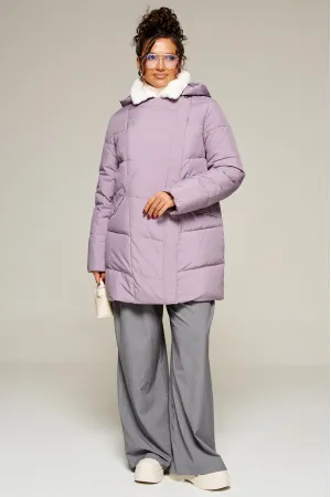 Пальто Beautiful & Free 8020 лиловый