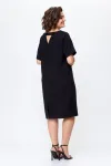 Платье Ladis Line 1495 натуральный+черный