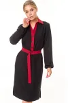 Платье Talia Fashion 414 черный+красный