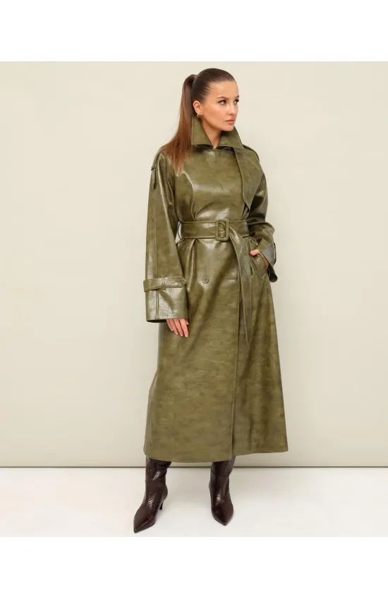 Плащ Pur Pur 11-415 Зеленый Плащ Pur Pur 11-415 Зеленый