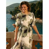 Платье Лилиана 1536 оливка