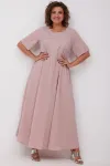 Платье Begimoda 1049 пыльная  роза