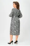 Платье Swallow 663-1 Принт «зебра черная» Платье Swallow 663-1 Принт «зебра черная»