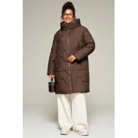 Пальто Beautiful & Free 8018 шоколад