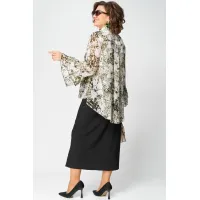 Блузка Eva Grant 7221 олива