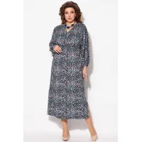 Платье Fita 1191 бежево-бирюзовый