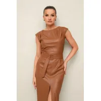 Платье Pur Pur 11-351/1 Карамельный