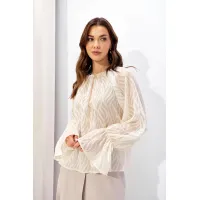 Блузка Люше 4324 молоко