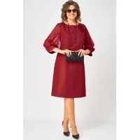 Платье Eva Grant 7310D красный