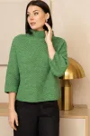 Кофта Romgil тз943ш зеленый лист
