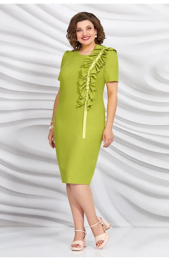 Платье Mira Fashion 5431 салатовый