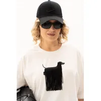 Блузка Algranda 4140-8 Черный,Молочный