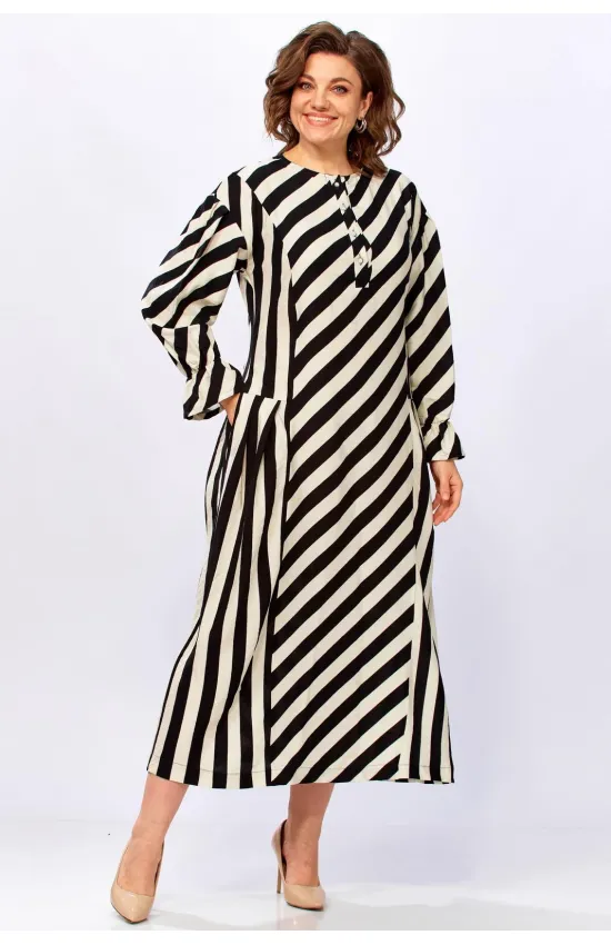 Платье Celentano 5090 полоска