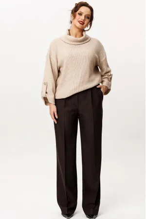 Брюки Лиона-Стиль 965 горький шоколад