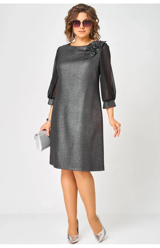 Платье Eva Grant 7310D графит
