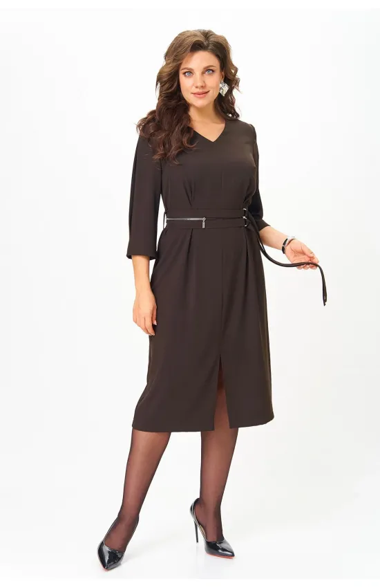 Платье Anastasia Mak 1294 коричневый